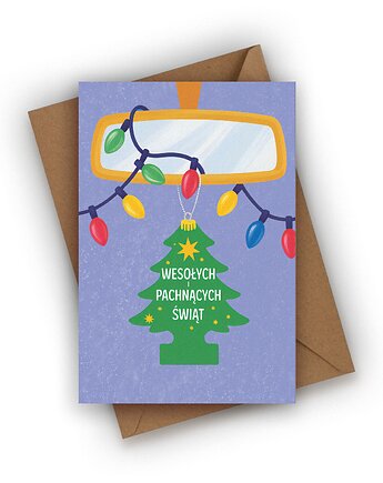 Kartka świąteczna- Wesołych i Pachnących Świąt, Czarna Owca Karteczki