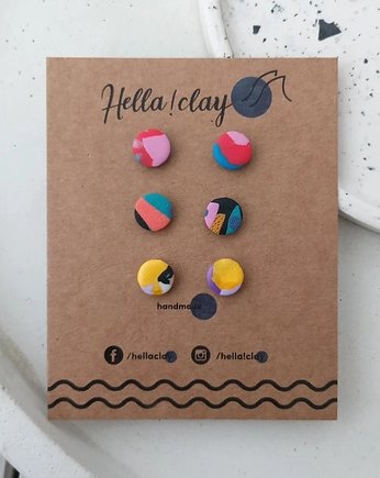 Minikolczyki 3pack, Hellaclay
