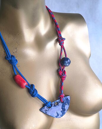 Naszyjnik MARINE z paracordu, Juna art