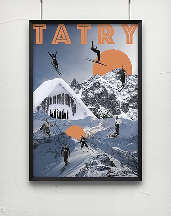 Kolaż Tatry - Górski Plakat, Glows.Design