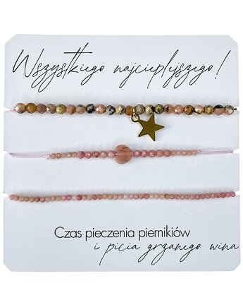 Bransoletki na prezent Mikołajki, karolina kosior