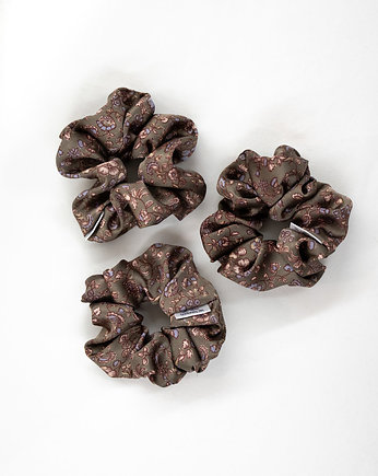 Scrunchie/frotka Brąz, wu handmade