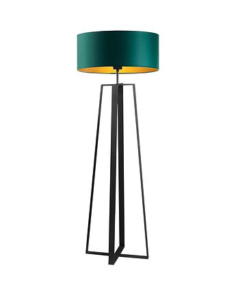 Lampa podłogowa z cylindrycznym abażurem MOSS GOLD, LYSNE