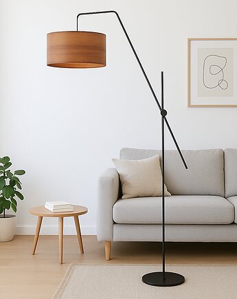 Skandynawska lampa stojąca na wysięgniku do czytania BILBAO ECO, LYSNE