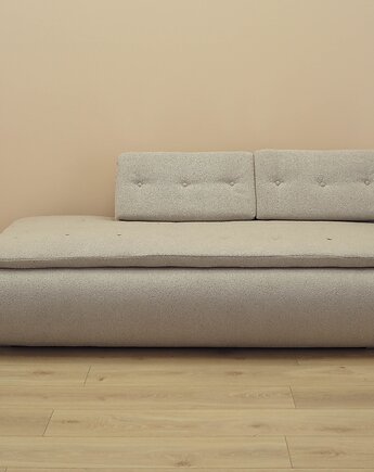 Sofa beżowa, włoski design, lata 80, produkcja: Włochy, Przetwory design