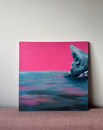 Obraz akrylowy Różowy klif, Orajutku Studio