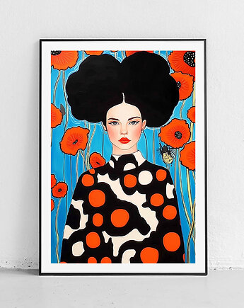 Plakat Maki i geometryczna elegancja, Harvest Maison