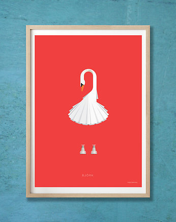 Plakat Bjork, minimalmill