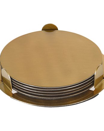 Podkładka na Stół 6 szt. Stal Nierdzewna Gold, MIA home
