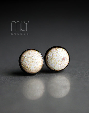 Kolczyki ceramiczne Mini Korn 6mm, Magda Łysiak