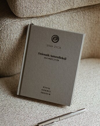 DZIENNIK AUTOREFLEKSJI dla mężczyzn  szary  niedatowany, SFERA ŻYCIA