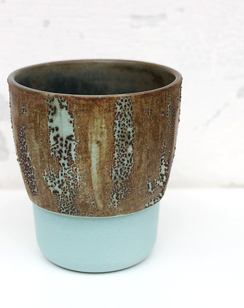 Kubek Matcha [szkliwo z zielonej herbaty+kamionka], INUA lab