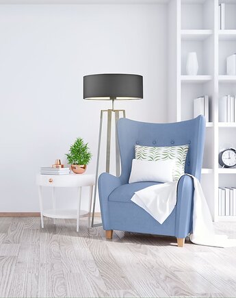 Nowoczesna lampa podłogowa z włącznikiem nożnym MOSS, LYSNE