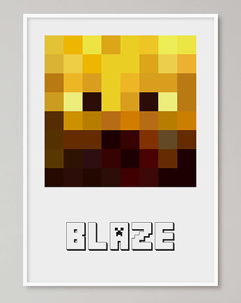 Minecraft plakat "Blaze", Pas De LArt