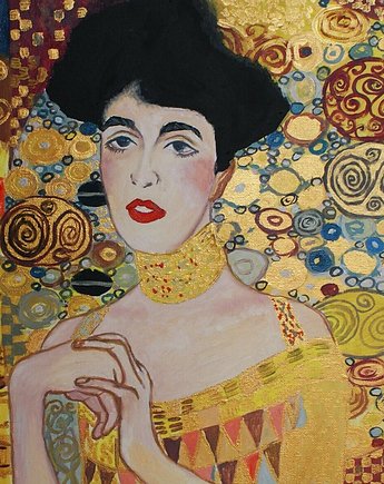 Obraz do salonu Gustav Klimt Adele Bloch secesyjny obraz, alice oil on canvas