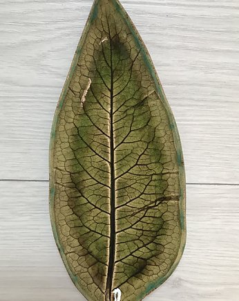 Dekoracyjny talerzyk liść, Ceramika Ana