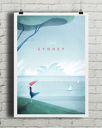 Sydney - vintage plakat, minimalmill