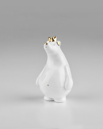 Porcelanowy Niedźwiedź w koronie, Pangzi Ceramics