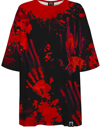 DR.CROW T-shirt Damski Oversize Zombie Black, DrCrow