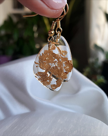 Kolczyki w kolorze złotym, nr 3, Figa handmade accessories