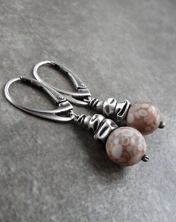 W Dolomitach kolczyki srebro 925