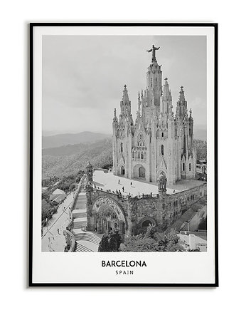Plakat miasto HISZPANIA - BARCELONA  obraz, Bajkowe Obrazki