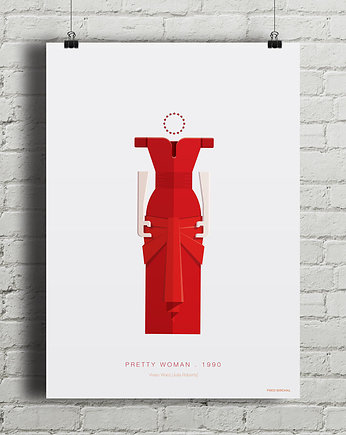 Pretty Woman - plakat art giclee, minimalmill