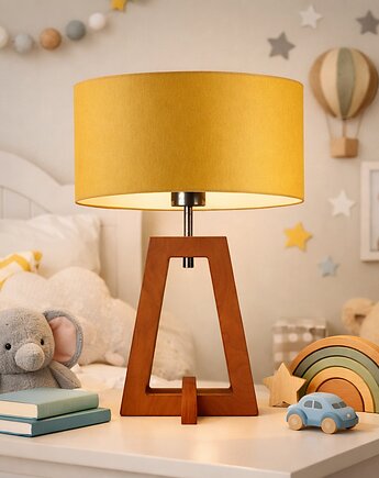 Drewniana lampka nocna do pokoju dziecięcego CLIO KIDS, LYSNE