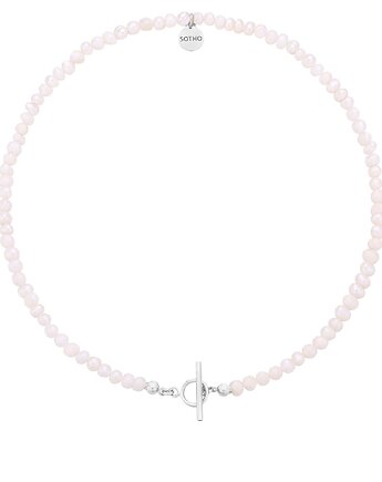 Naszyjnik z pereł naturalnych ze srebrnym ozdobnym zapięciem, SOTHO