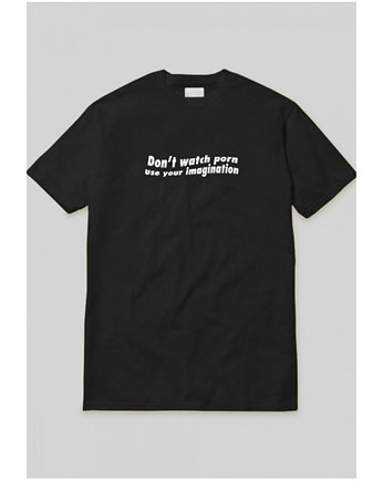 T-shirt Don't Watch Black Tee, Back to Black