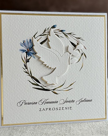 Zaproszenia na komunię, wzór 5A, Anna Art and Crafts