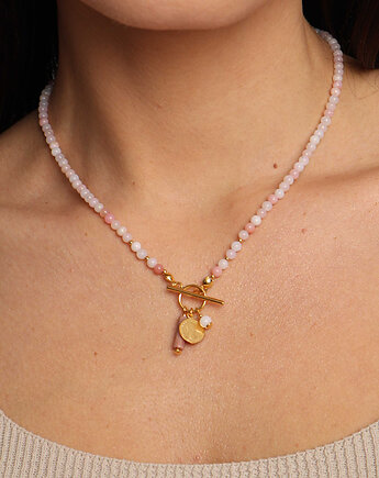 Naszyjnik z kamieni naturalnych Opal Toggle z zawieszką, Bring Biżuteria