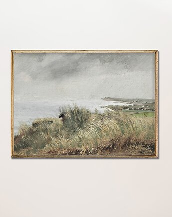 Plakat Vintage Brzeg Morza, Old Soul Mood Prints