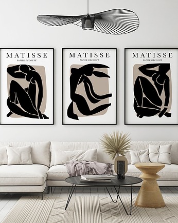 Zestaw 3 plakatów Matisse - Kobiety, OSOBY - Prezent dla męża