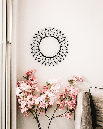 Minimalistyczna dekoracja ścienna boho kwiat - słońce, Printerior