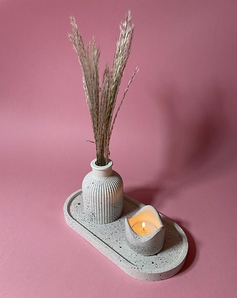 Taca ze świecznikiem i wazonem zestaw, Concept Design