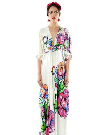 Magdalena Maxi Flower - sukienka, milita nikonorov