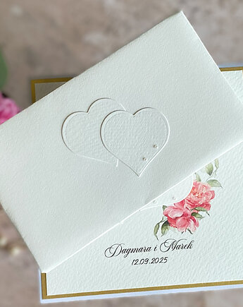 Kartka na ślub z pudełkiem i kopertą, WA26D, Anna Art and Crafts