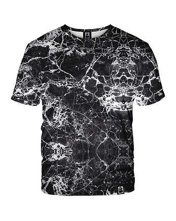 Damski T-shirt DR.CROW Marble Black, DrCrow