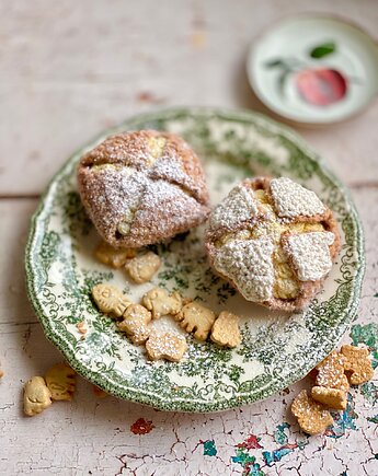 Szydełkowe ciastko duńskie z serkiem wiejskim, Misio Zdzisio