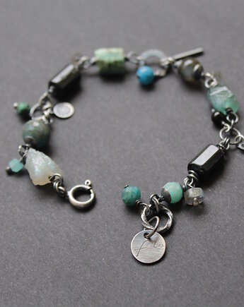 Unikatowa bransoletka - Wielka moc minerałów - Morza i Oceany IVI, fado