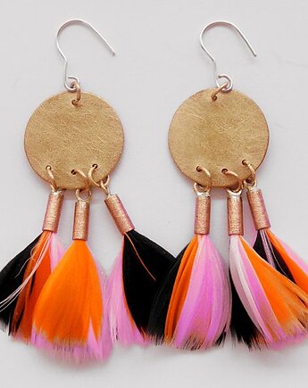 PIÓRKO kolczyki, Katarzyna Kaminska ART