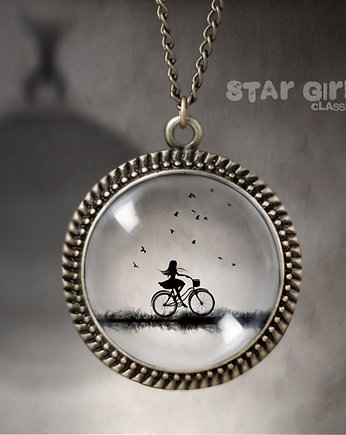 Star Girl Classic Rower , romantyczny medalion, Ewa Saj Fotografie