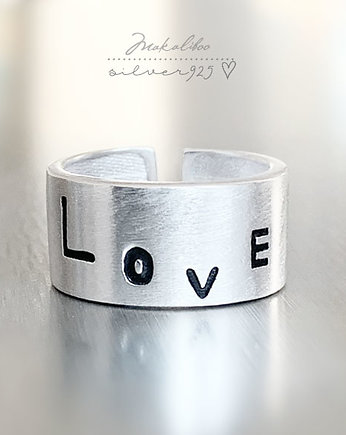 Pierścionek Makaliboo Love Ring, Ewa Saj  Silver