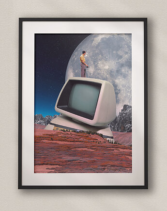 Plakat Będę grał w grę - Kolaż Fine Art, DAPIDOKA