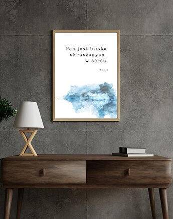 Zestaw 7 plakatów z cytatami biblijnymi  produkt drukowany - A3, Oldtree