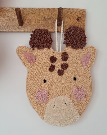 Żyrafa-dekoracja ścienna do pokoju dziecka, safarii, Nataly Atelier
