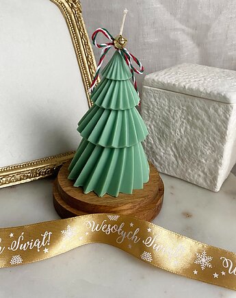 Świeca ekologiczna sojowa dekoracyjna "Christmas Tree " 113x70mm, Coccola JEWELLERY