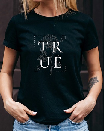 Koszulka damska organiczna True love, ART ORGANIC