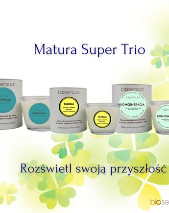 Zestaw świec Matura Super Trio, Biosensual